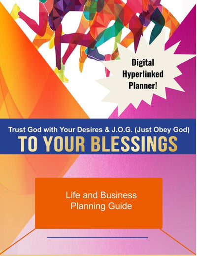 J.O.G. to Your Blessings Digital Hyperlinked Planner