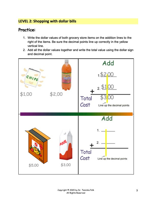 Money, Money, Money Workbook (full color)