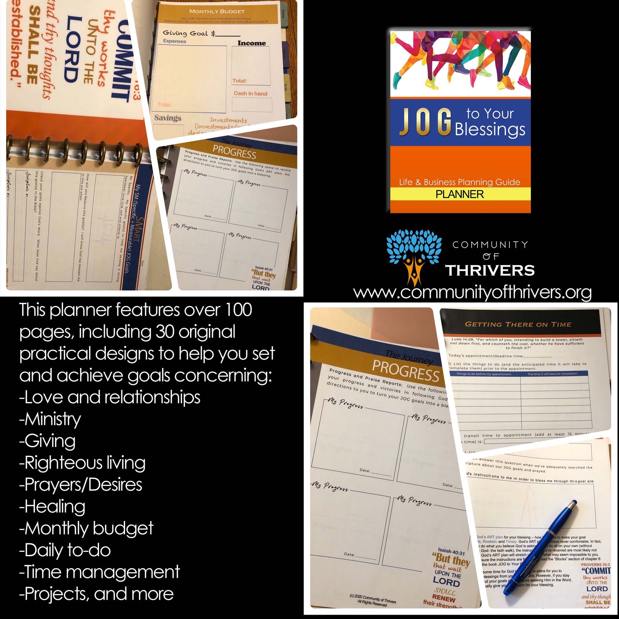 JOG to Your Blessings Life and Business Planner PDF